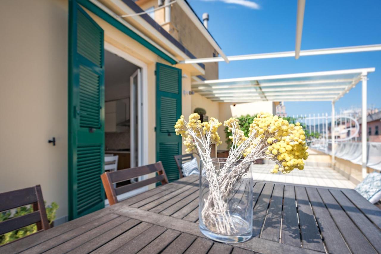 Joivy Penthouse Flat With Terrace Apartment Genoa Luaran gambar