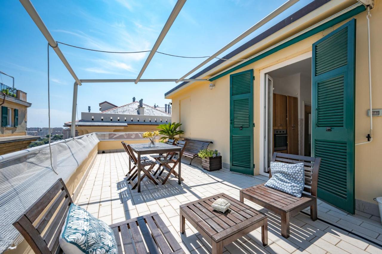 Joivy Penthouse Flat With Terrace Apartment Genoa Luaran gambar