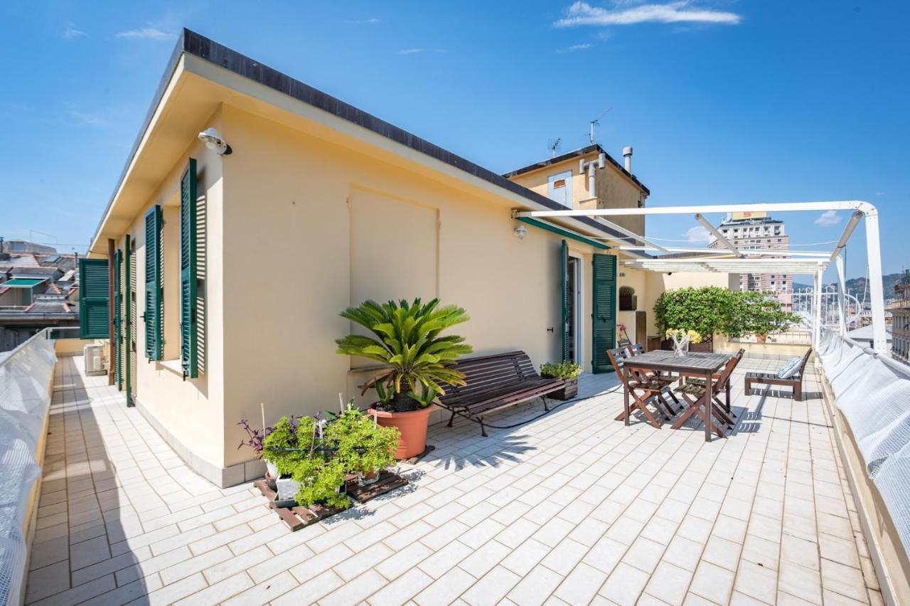 Joivy Penthouse Flat With Terrace Apartment Genoa Luaran gambar